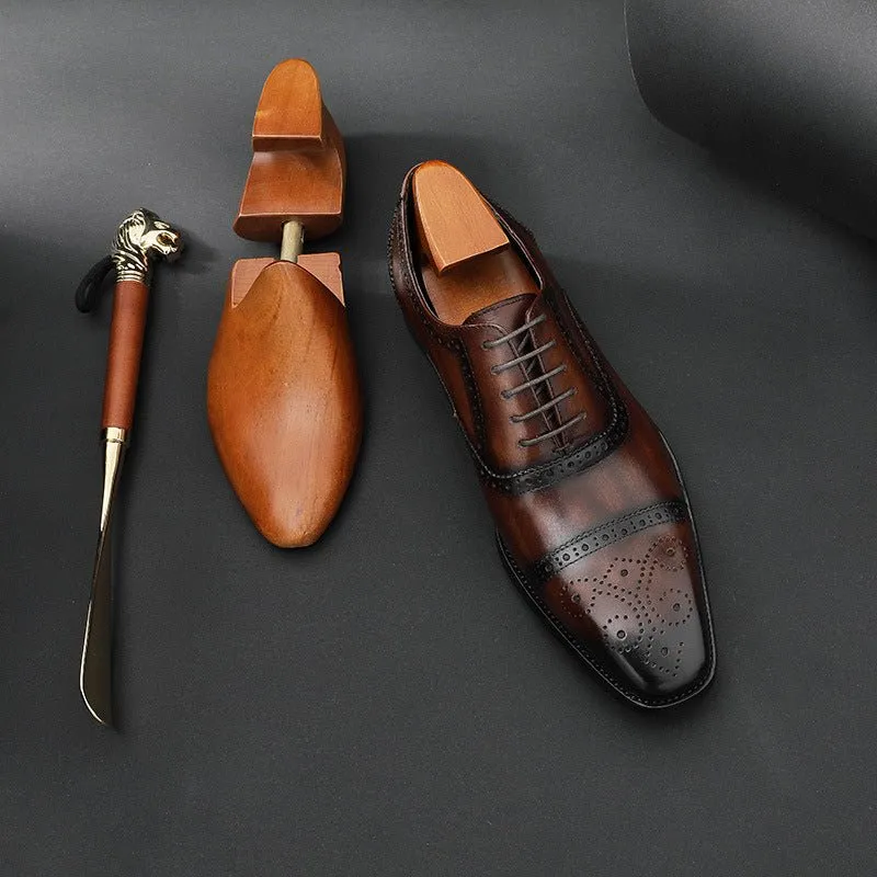 Velontique Prestige Celestex Brocade Oxfords